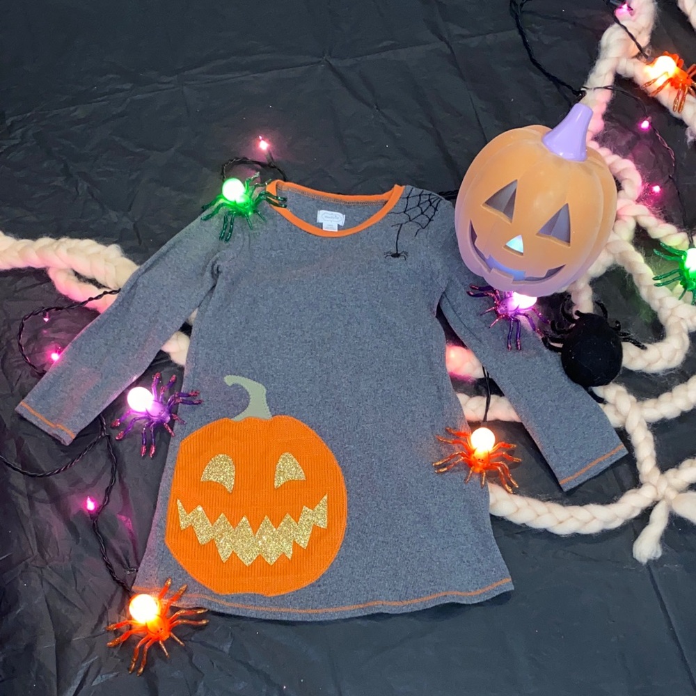 Mud Pie Toddler Halloween T-Shirt Dress in Large (4T-5T)